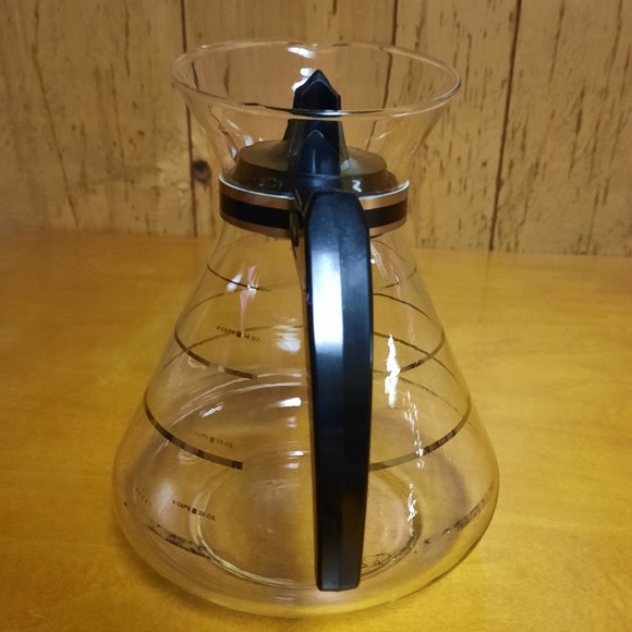 Vintage Glass Coffee Pot with Original Lid - Picture 5 of 6